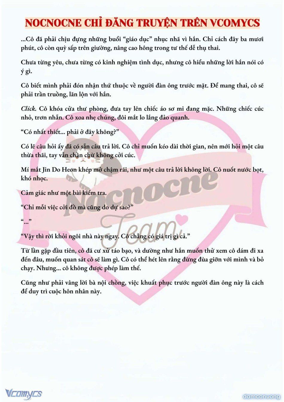 đọc truyện [full] [novel] Mang Thai, Cưỡng Đoạt Chương 7 ảnh 9 tại Thiên Thai Truyện