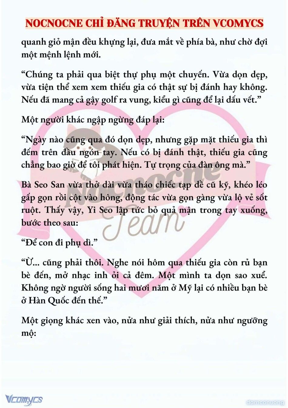 đọc truyện [full] [novel] Ngọn Đèn Biệt Viện Không Bao Giờ Tắt Chương 10 ảnh 8 tại Thiên Thai Truyện