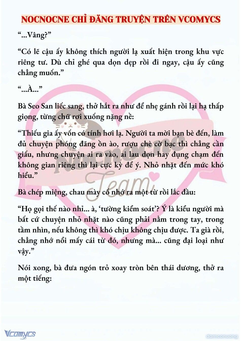 đọc truyện [full] [novel] Ngọn Đèn Biệt Viện Không Bao Giờ Tắt Chương 10 ảnh 11 tại Thiên Thai Truyện