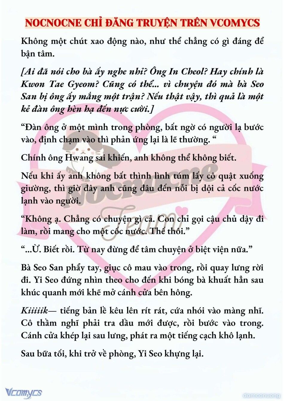 đọc truyện [full] [novel] Ngọn Đèn Biệt Viện Không Bao Giờ Tắt Chương 11 ảnh 4 tại Thiên Thai Truyện