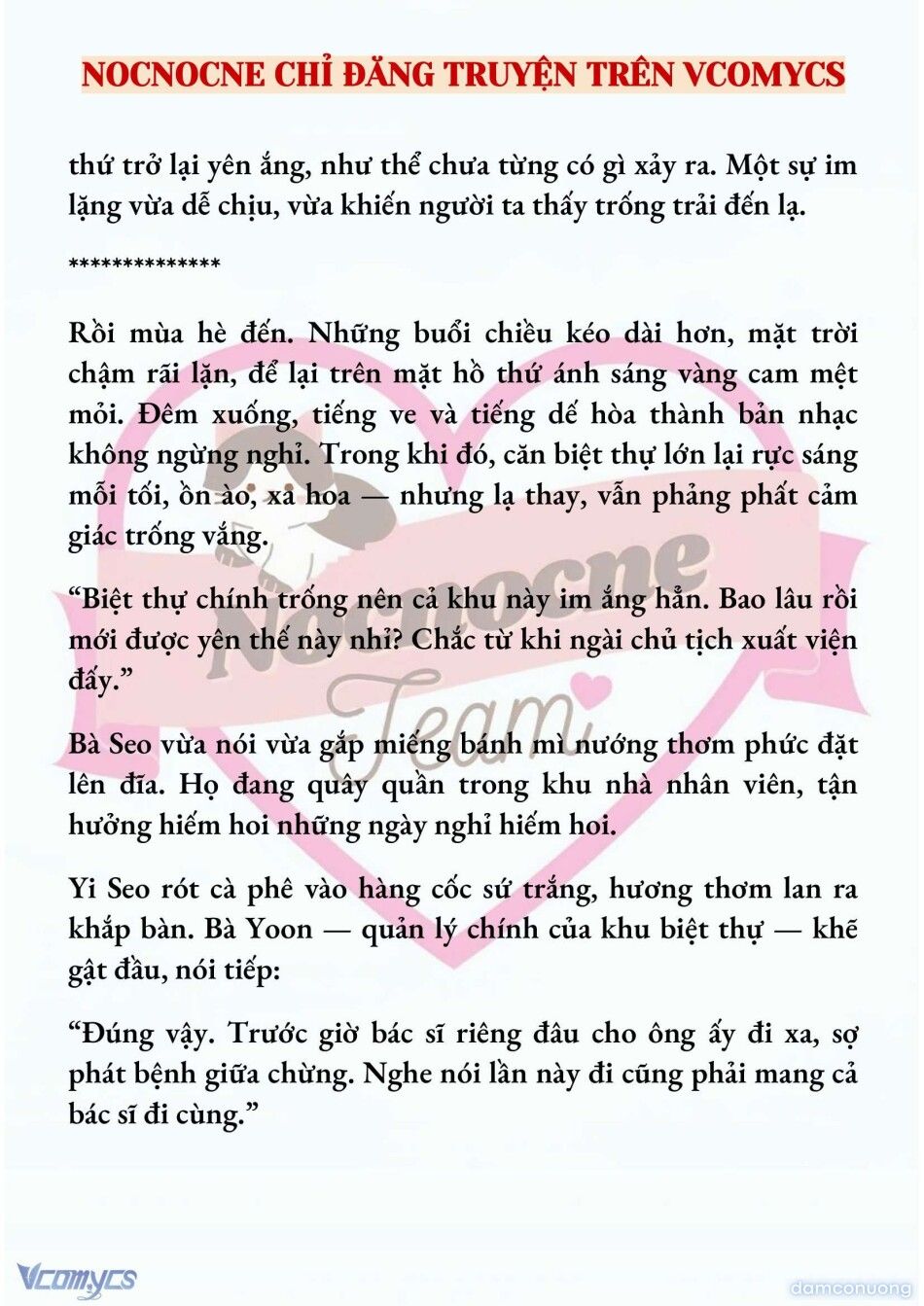 đọc truyện [full] [novel] Ngọn Đèn Biệt Viện Không Bao Giờ Tắt Chương 20 ảnh 13 tại Thiên Thai Truyện