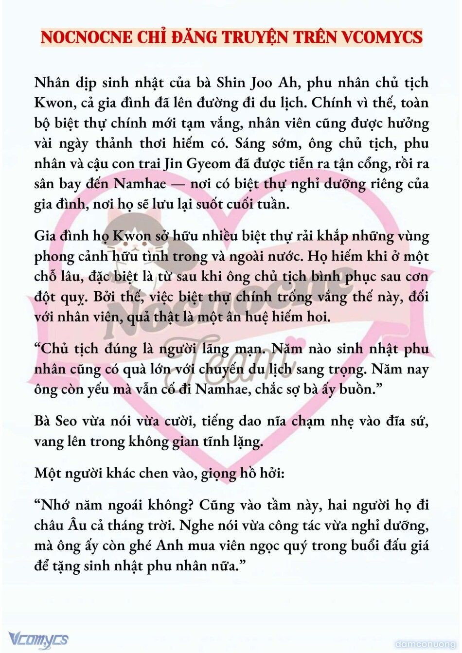 đọc truyện [full] [novel] Ngọn Đèn Biệt Viện Không Bao Giờ Tắt Chương 20 ảnh 14 tại Thiên Thai Truyện