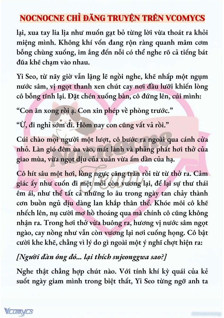 đọc truyện [full] [novel] Ngọn Đèn Biệt Viện Không Bao Giờ Tắt Chương 3 ảnh 7 tại Thiên Thai Truyện