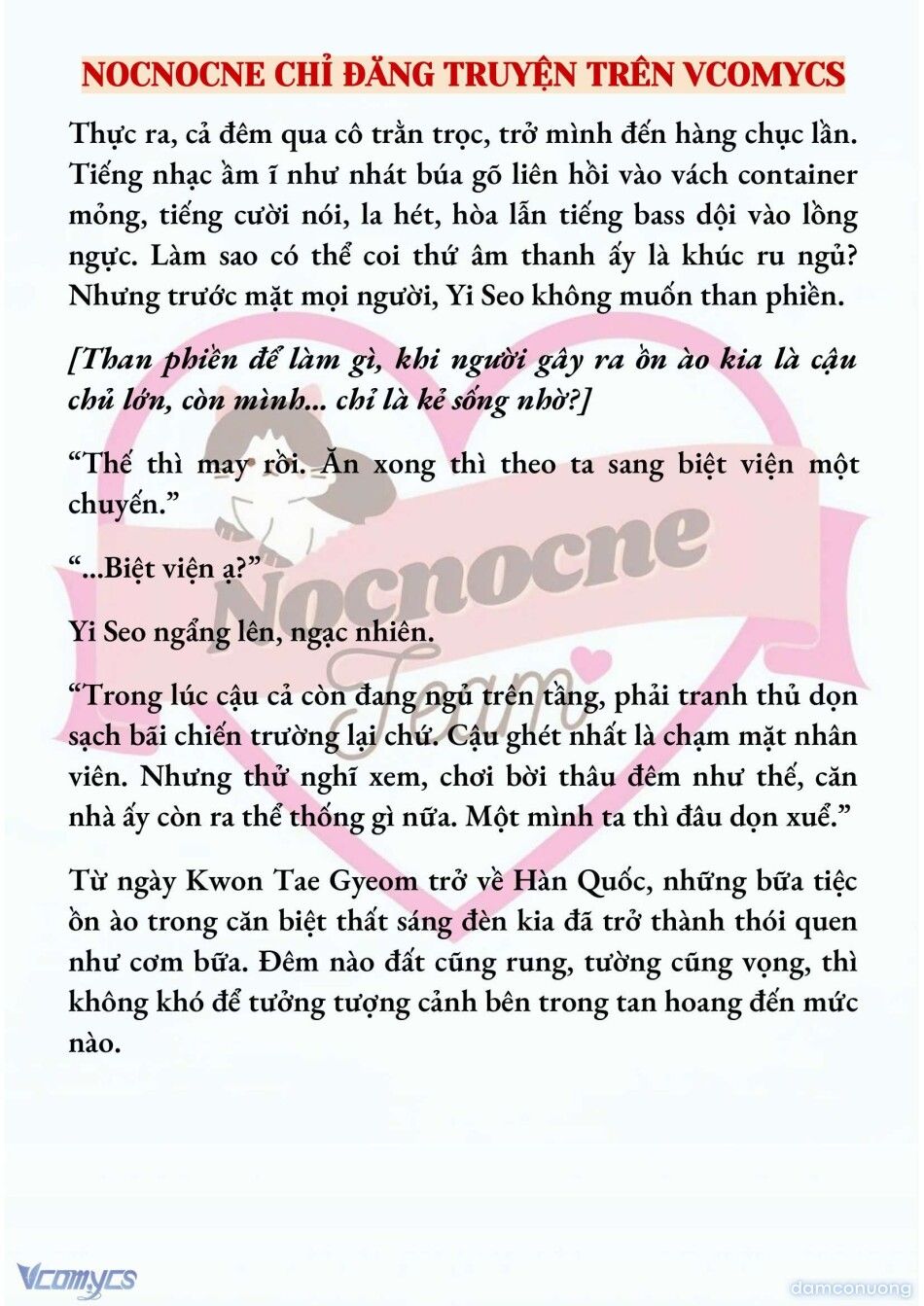 đọc truyện [full] [novel] Ngọn Đèn Biệt Viện Không Bao Giờ Tắt Chương 5 ảnh 10 tại Thiên Thai Truyện