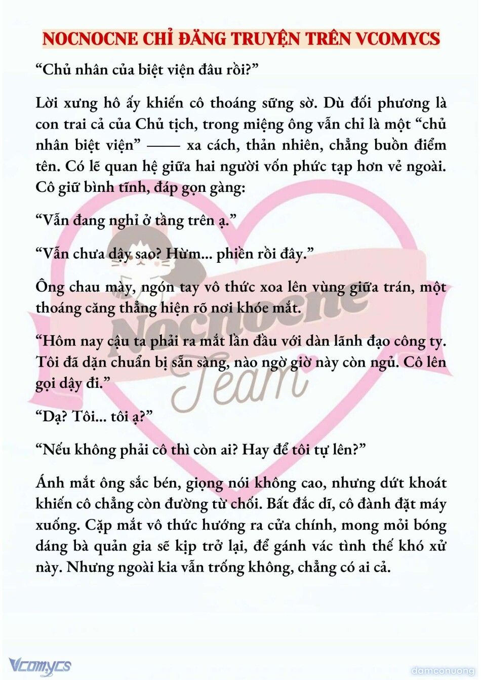 đọc truyện [full] [novel] Ngọn Đèn Biệt Viện Không Bao Giờ Tắt Chương 7 ảnh 5 tại Thiên Thai Truyện