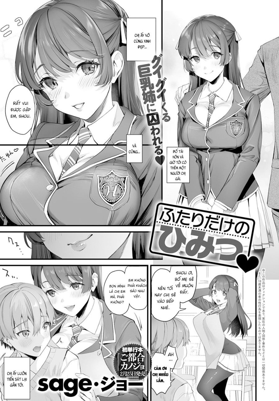 Futari Dake No Himitsu Chương 0 page 1 - Giả Dược