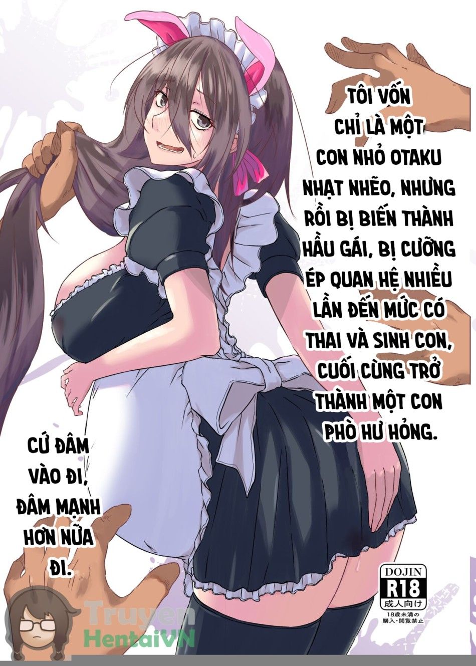 Futsuu No Inkya No Jk Datta Kedo, Maid Ni Sarete, Makasare Haramasare Shussan Saserarete Bitch Ni Naremashita! Oneshot page 1 - Giả Dược