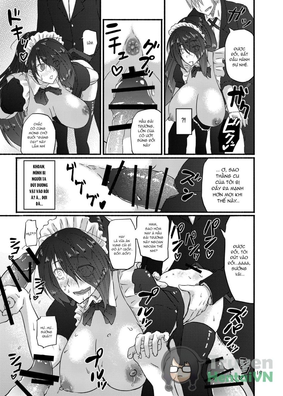 Futsuu No Inkya No Jk Datta Kedo, Maid Ni Sarete, Makasare Haramasare Shussan Saserarete Bitch Ni Naremashita! Oneshot page 19 - Giả Dược