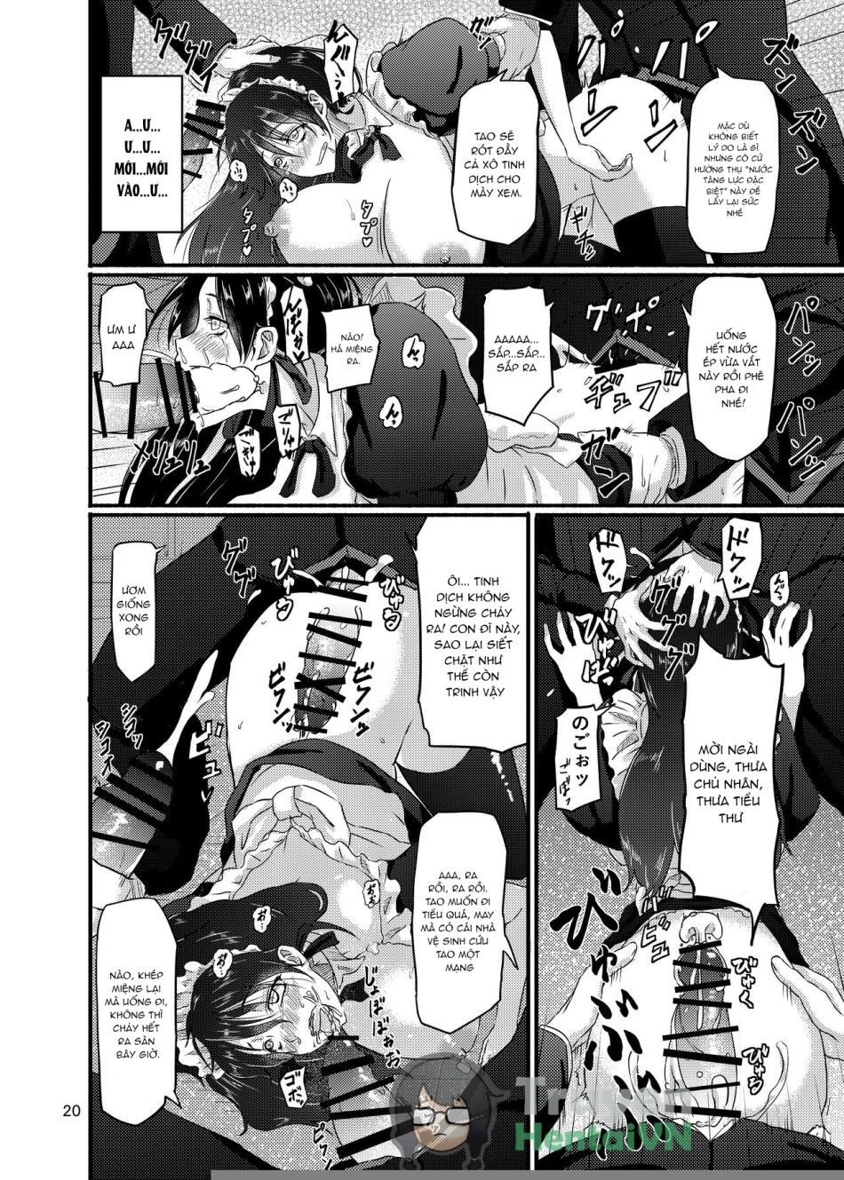 Futsuu No Inkya No Jk Datta Kedo, Maid Ni Sarete, Makasare Haramasare Shussan Saserarete Bitch Ni Naremashita! Oneshot page 20 - Giả Dược
