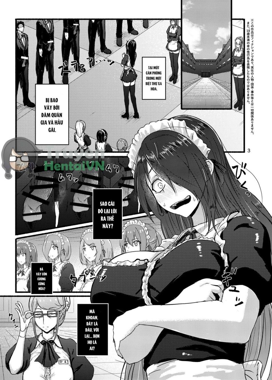 Futsuu No Inkya No Jk Datta Kedo, Maid Ni Sarete, Makasare Haramasare Shussan Saserarete Bitch Ni Naremashita! Oneshot page 3 - Giả Dược