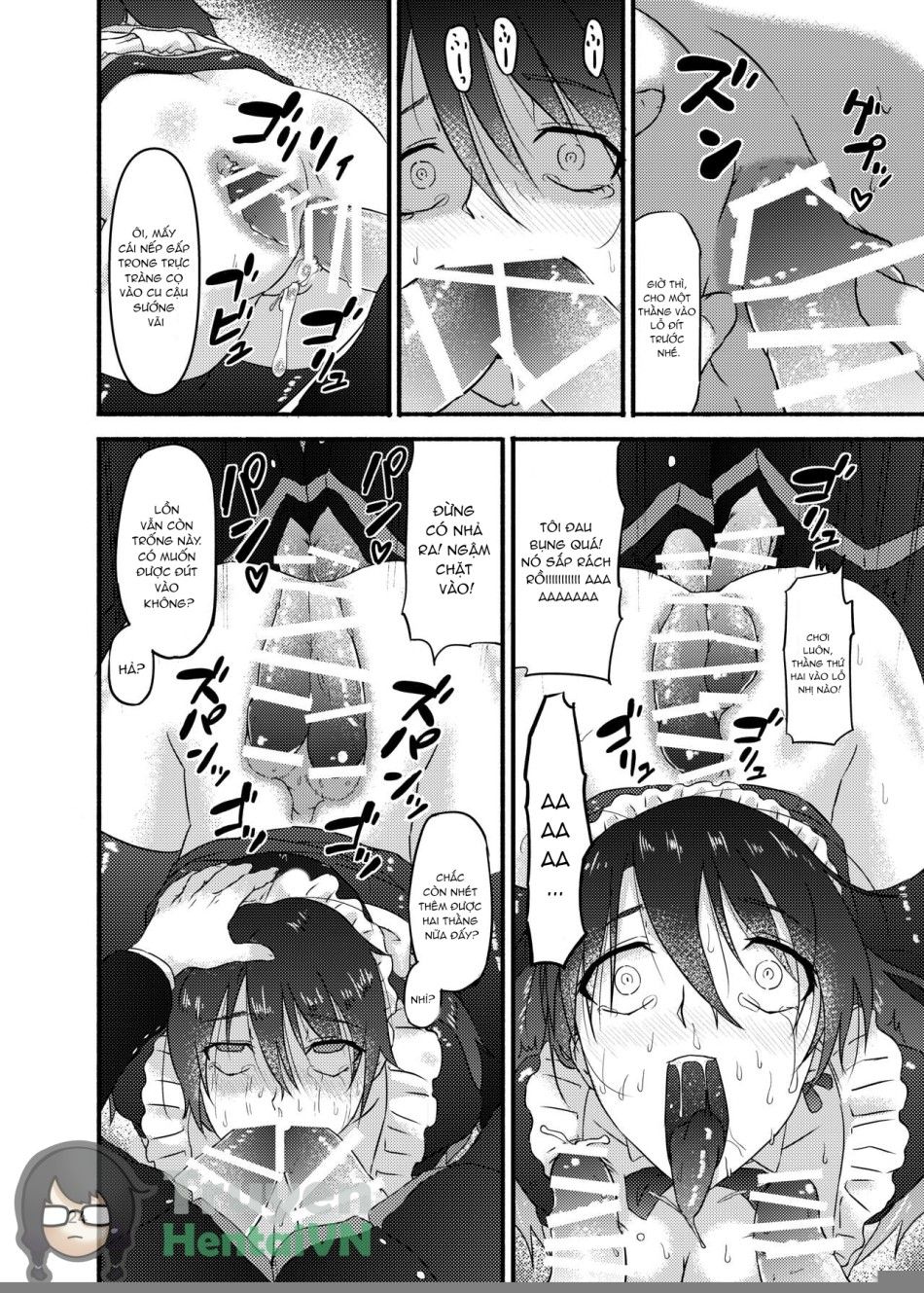 Futsuu No Inkya No Jk Datta Kedo, Maid Ni Sarete, Makasare Haramasare Shussan Saserarete Bitch Ni Naremashita! Oneshot page 24 - Giả Dược