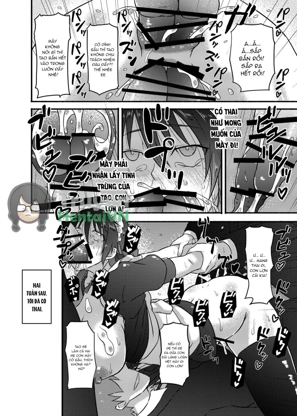 Futsuu No Inkya No Jk Datta Kedo, Maid Ni Sarete, Makasare Haramasare Shussan Saserarete Bitch Ni Naremashita! Oneshot page 26 - Giả Dược