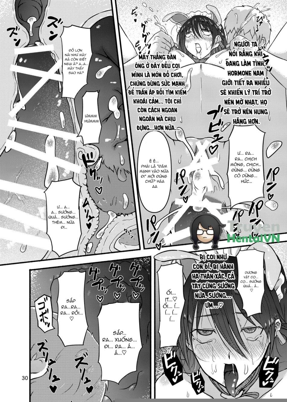 Futsuu No Inkya No Jk Datta Kedo, Maid Ni Sarete, Makasare Haramasare Shussan Saserarete Bitch Ni Naremashita! Oneshot page 30 - Giả Dược