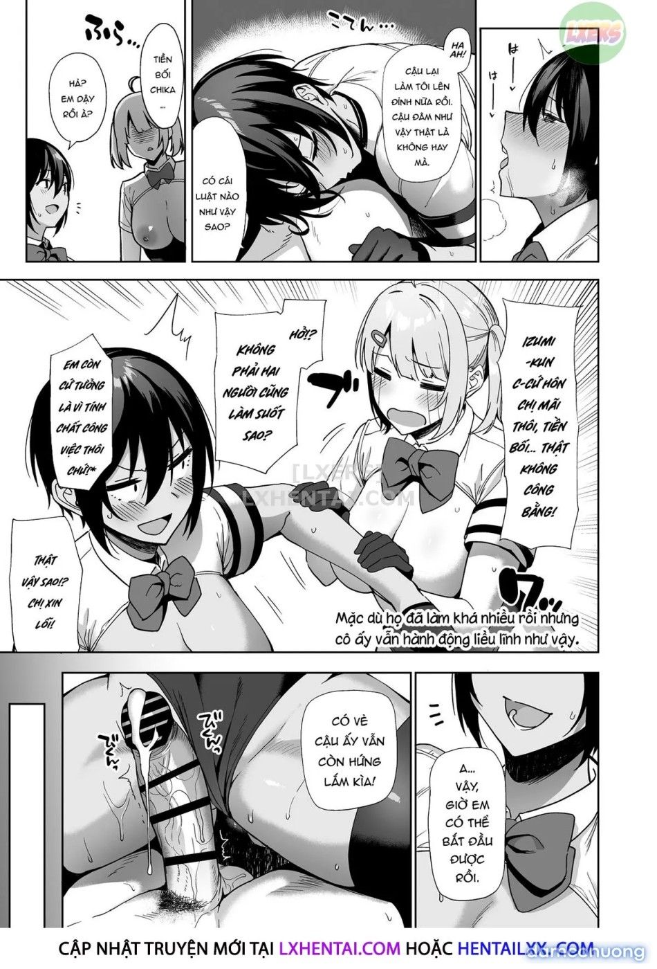 đọc truyện Fuuki Iin To Fuuzoku Katsudou [sex Acts With A Member Of The Public Moral Committee] Chương 2 ảnh 38 tại Thiên Thai Truyện