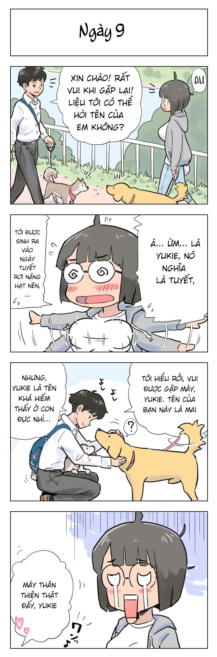 Gái Đeo Kính Ngực Bự Sẽ Làm Tình Với Chó Của Cô Ấy Sau 100 Ngày! Chương 1 page 10 - Giả Dược