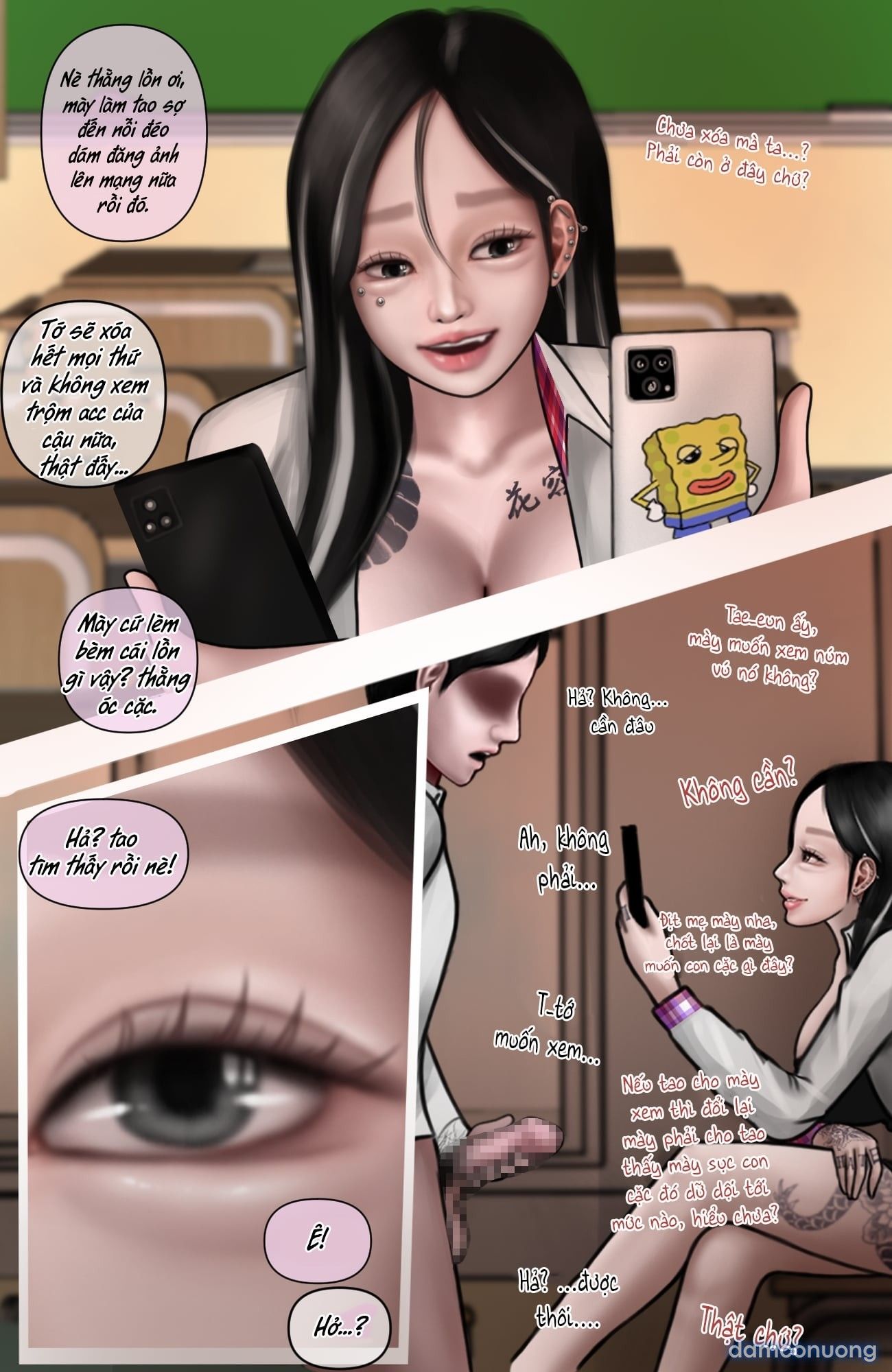 đọc truyện Gái Du Côn X Wibu Đụt Cận Trĩ Chương 1 ảnh 23 tại Thiên Thai Truyện