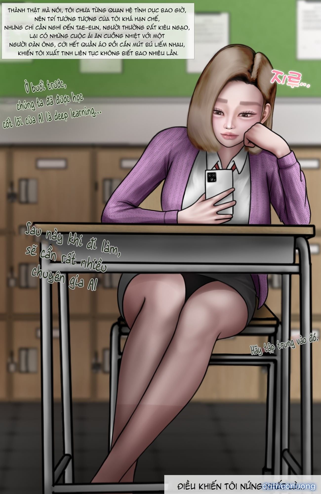 đọc truyện Gái Du Côn X Wibu Đụt Cận Trĩ Chương 1 ảnh 10 tại Thiên Thai Truyện