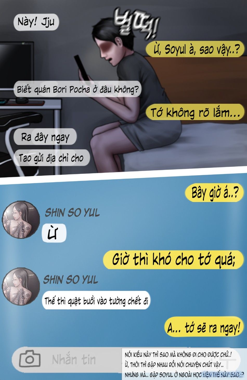 đọc truyện Gái Du Côn X Wibu Đụt Cận Trĩ Chương 3 ảnh 13 tại Thiên Thai Truyện