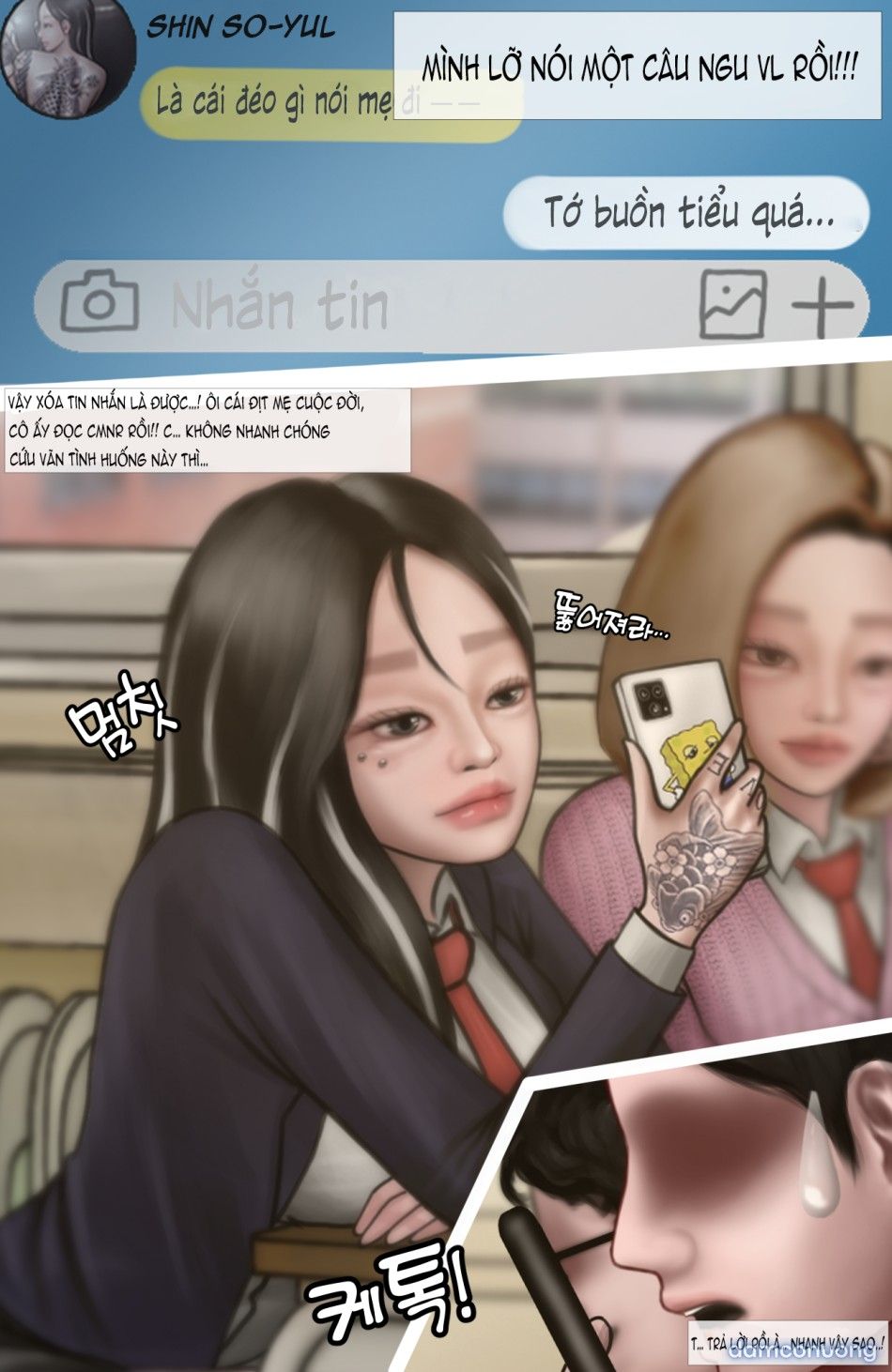 đọc truyện Gái Du Côn X Wibu Đụt Cận Trĩ Chương 4 ảnh 18 tại Thiên Thai Truyện