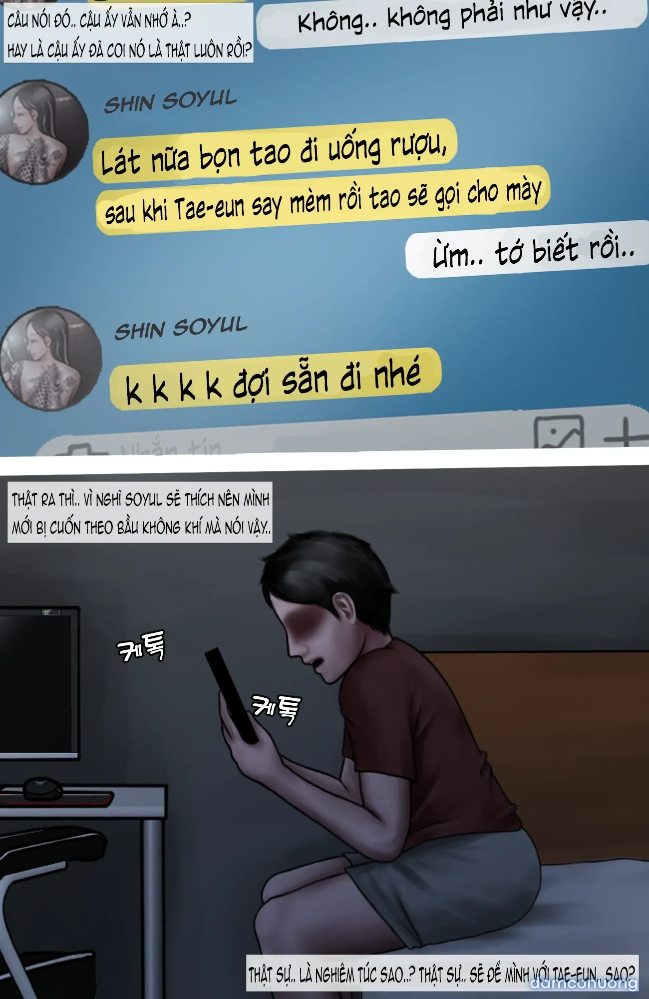 đọc truyện Gái Du Côn X Wibu Đụt Cận Trĩ Chương 5.1 ảnh 15 tại Thiên Thai Truyện