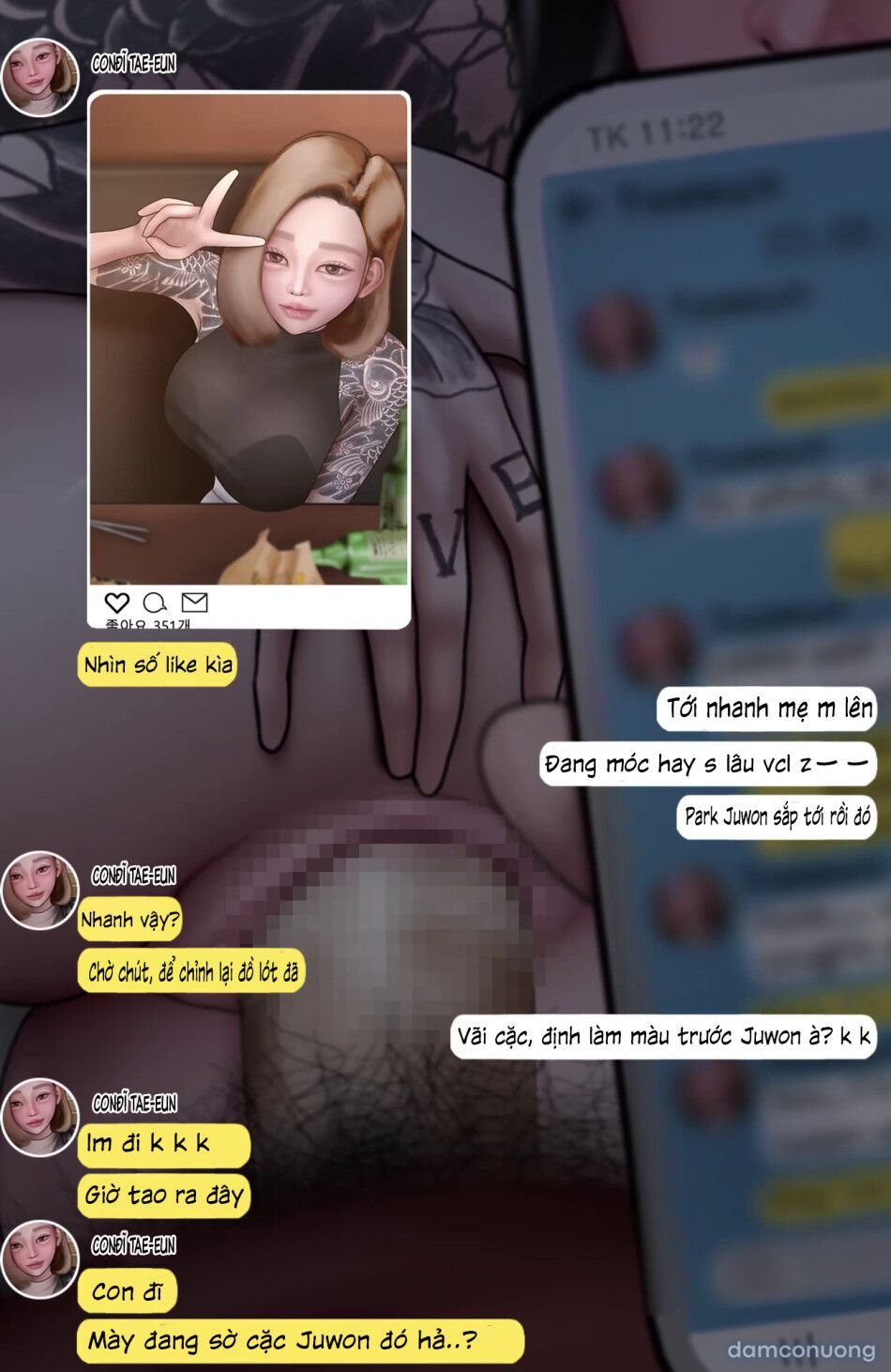 đọc truyện Gái Du Côn X Wibu Đụt Cận Trĩ Chương 5.2 ảnh 34 tại Thiên Thai Truyện