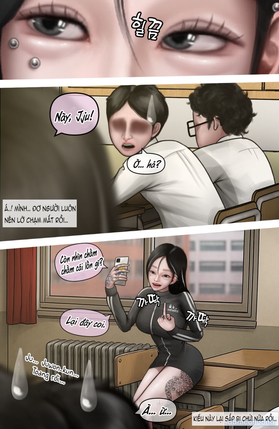 đọc truyện Gái Du Côn X Wibu Đụt Cận Trĩ Chương 6.1 ảnh 10 tại Thiên Thai Truyện