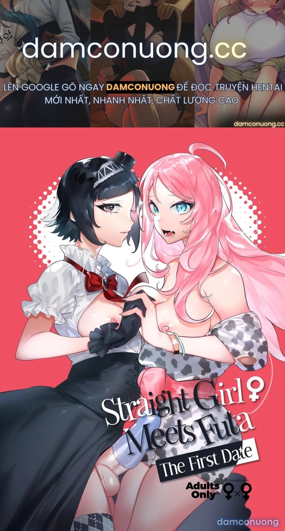 đọc truyện Gái Thẳng Đụng Phải Cú Có Gai [futanari-san To Nonke-san; Straight Girl Meets Futa; フタナリさんとノンケさん] Chương 2 ảnh 2 tại Thiên Thai Truyện