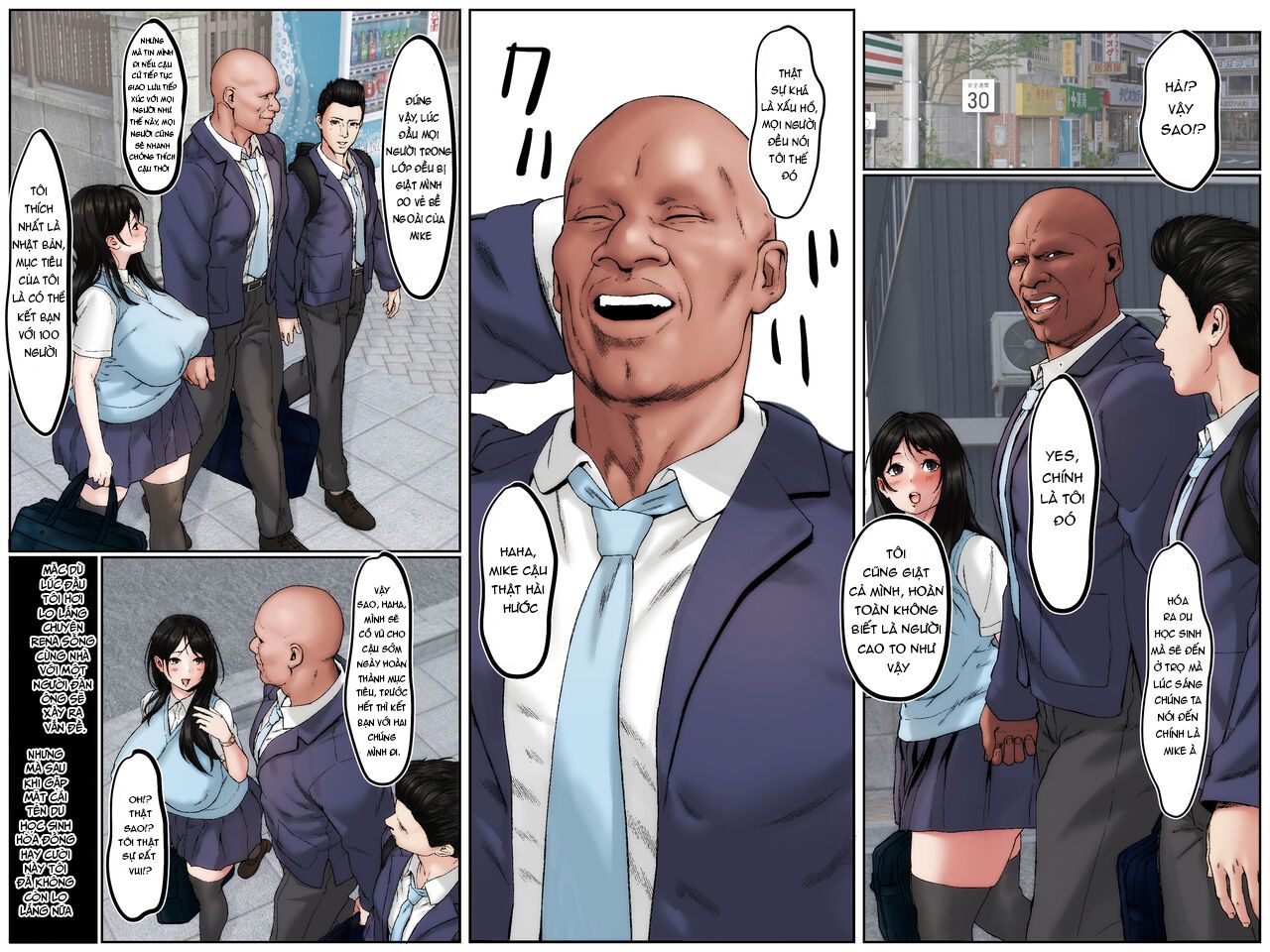 đọc truyện Gaikokujin Ryuugakusei Ni Netorareru Kanojo Oneshot ảnh 6 tại Giả Dược