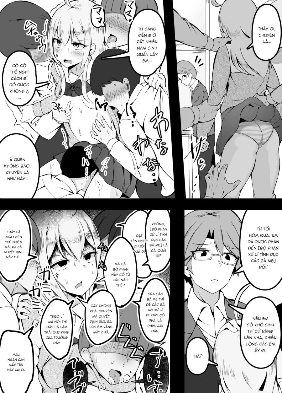 đọc truyện Gakkou Ichinichi Yasunda Dake De Tondemonai Gakari Ni Irerareta Onnanoko Oneshot ảnh 4 tại Thiên Thai Truyện