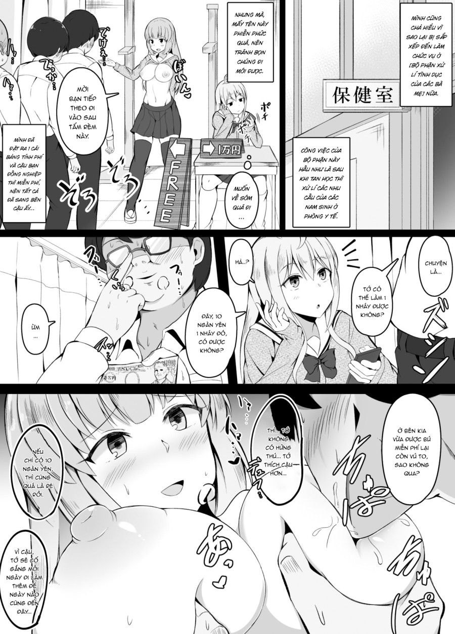 đọc truyện Gakkou Ichinichi Yasunda Dake De Tondemonai Gakari Ni Irerareta Onnanoko Oneshot ảnh 8 tại Thiên Thai Truyện