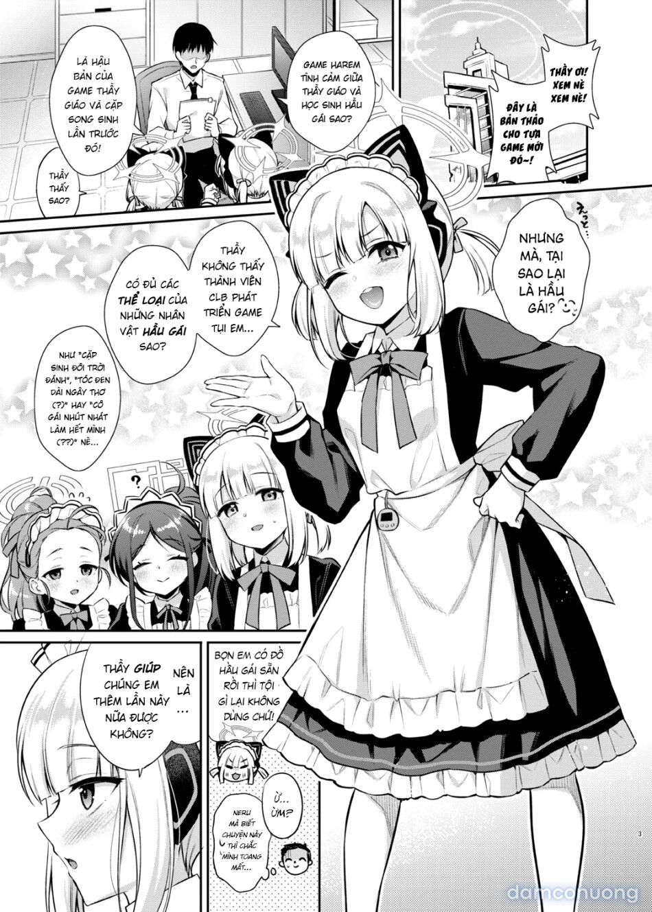 đọc truyện Game Chinh Phục Sensei ♡ Maid Harem Edition Chương 1 ảnh 5 tại Thiên Thai Truyện