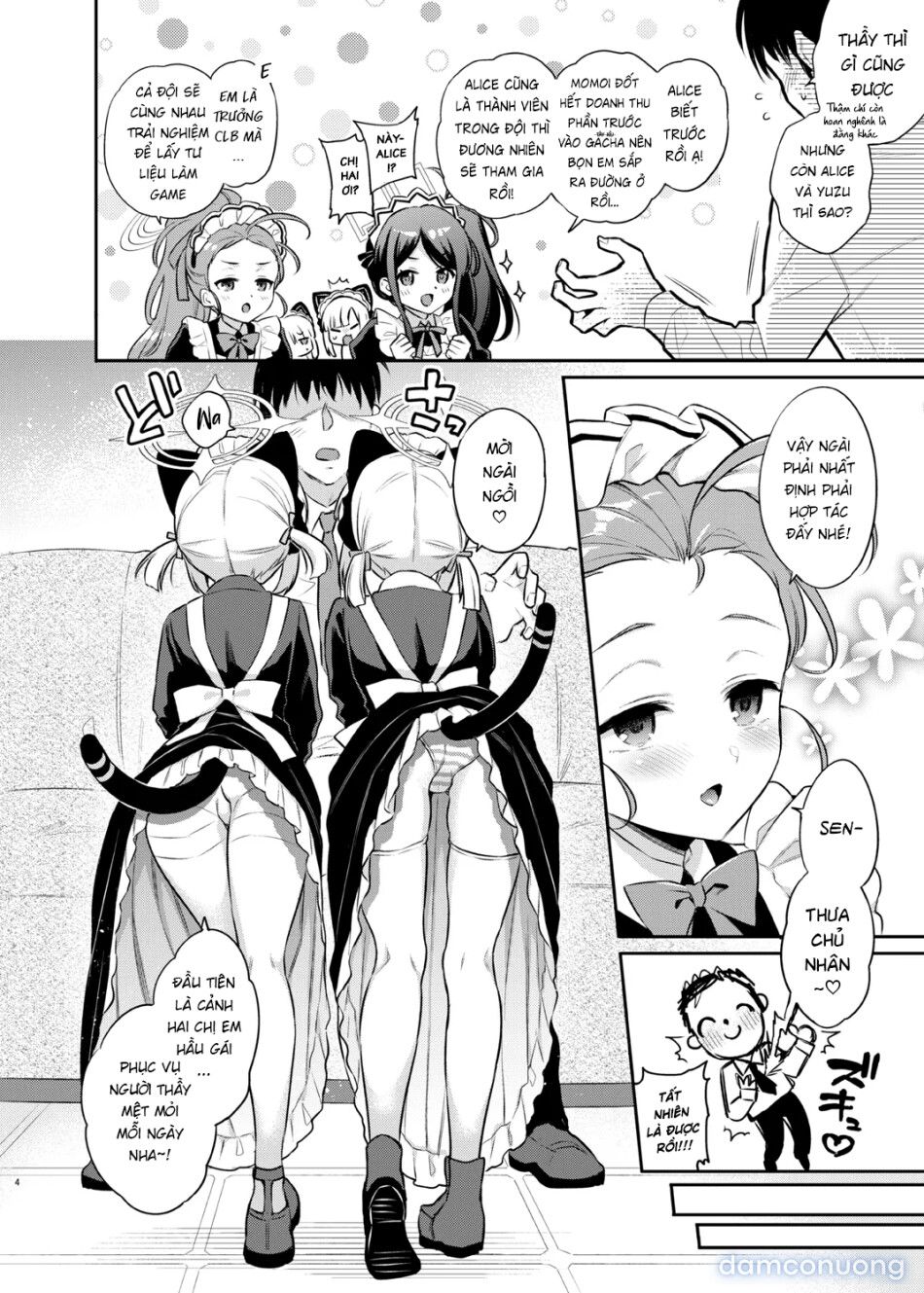 đọc truyện Game Chinh Phục Sensei ♡ Maid Harem Edition Chương 1 ảnh 6 tại Thiên Thai Truyện