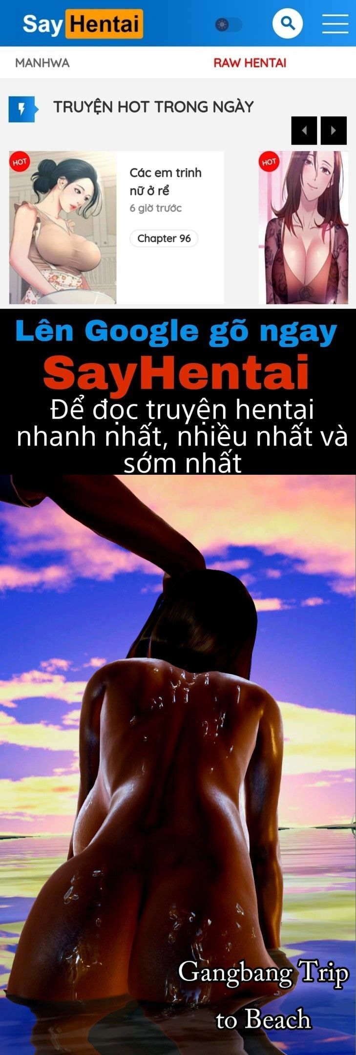 đọc truyện Gangbang Trip To Beach Oneshot ảnh 1 tại Thiên Thai Truyện
