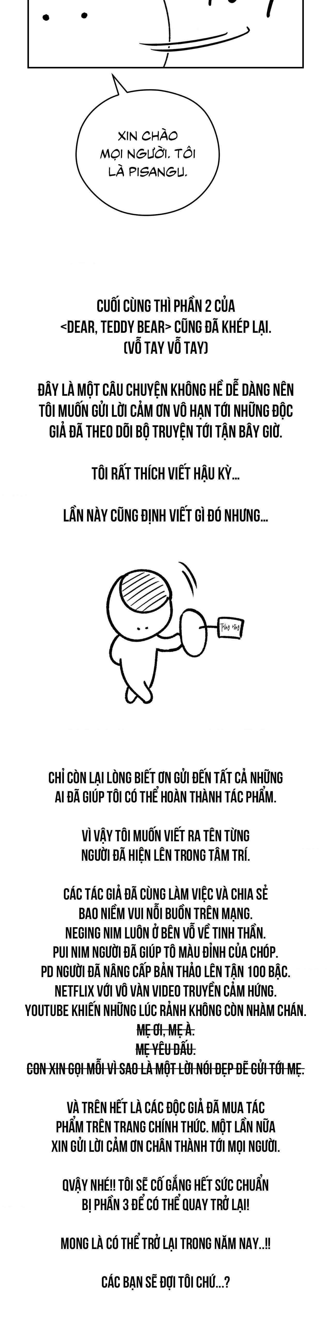đọc truyện Gấu Teddy Thân Yêu Chương 50.01 ảnh 6 tại Thiên Thai Truyện