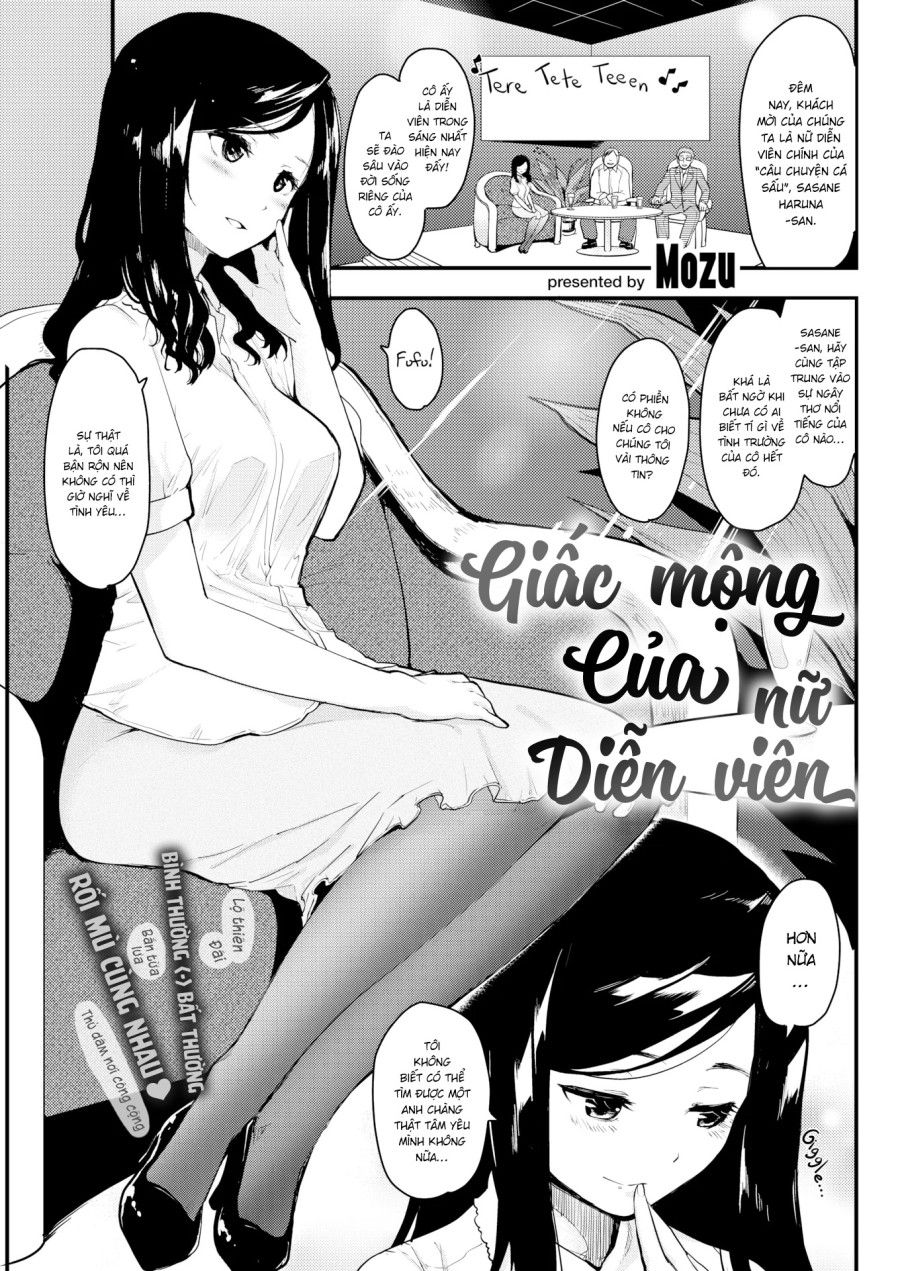Giấc Mộng Của Nữ Diễn Viên Oneshot page 2 - Giả Dược