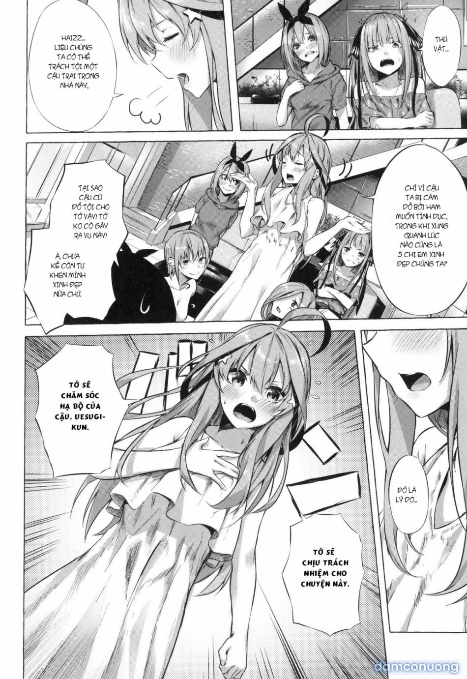 đọc truyện Giấc Mộng Vàng Với Chị Em Sinh Năm (gotoubun No Hanayome) Chương 1 ảnh 18 tại Thiên Thai Truyện