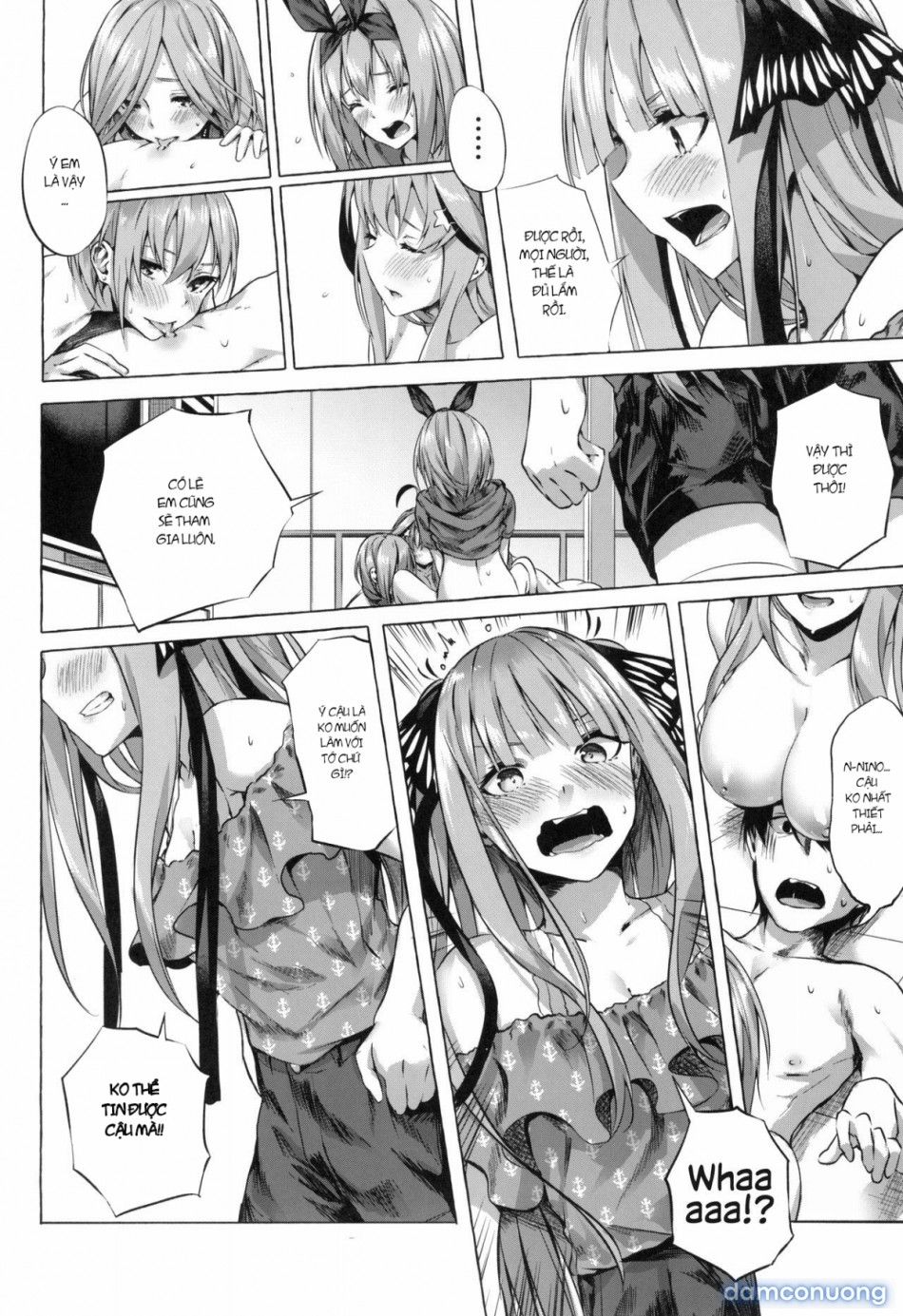 đọc truyện Giấc Mộng Vàng Với Chị Em Sinh Năm (gotoubun No Hanayome) Chương 2 ảnh 9 tại Thiên Thai Truyện