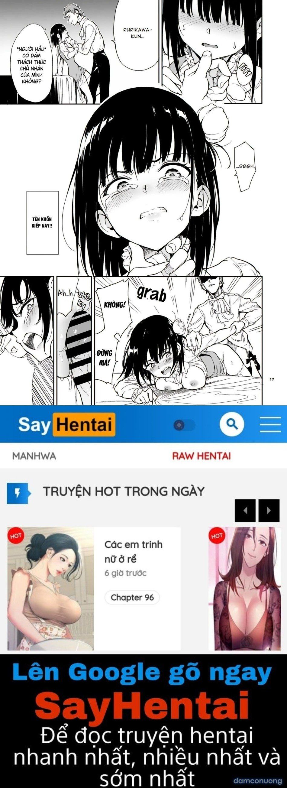 đọc truyện Giáo Dục Hầu Gái_ Quý Tộc Sa Ngã Rurikawa Tsubaki Chương 6 ảnh 21 tại Thiên Thai Truyện