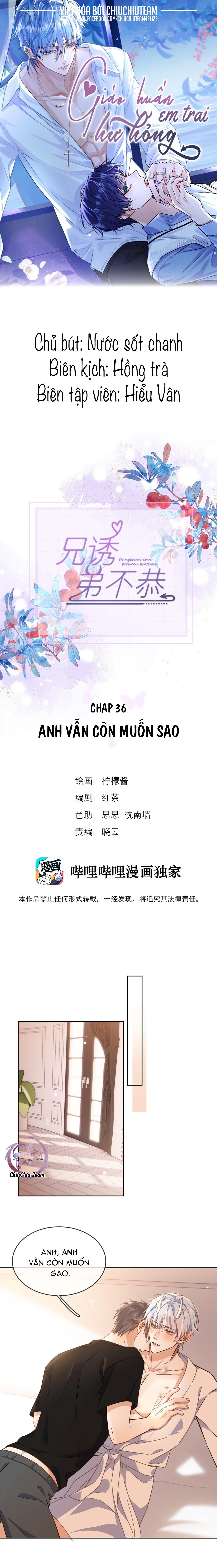 đọc truyện Giáo Huấn Em Trai Hư Hỏng Chương 36 ảnh 1 tại Giả Dược