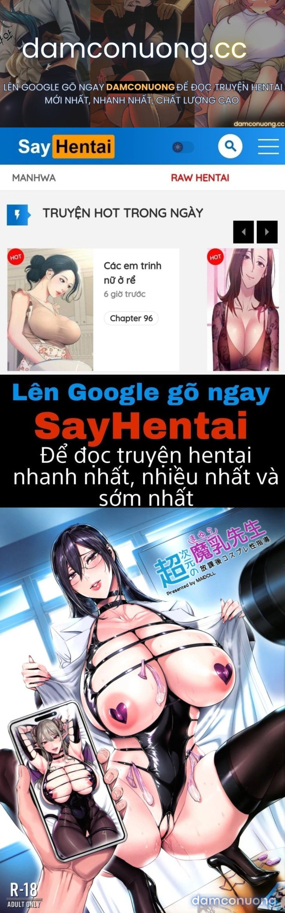 đọc truyện Giáo Viên Ma Nhũ Siêu Chiều Không Gian_ Hướng Dẫn Tình Dục Sau Giờ Học Với Cosplay (sự Quyến Rũ Của 2.5 Chiều) Chương 1 ảnh 2 tại Thiên Thai Truyện