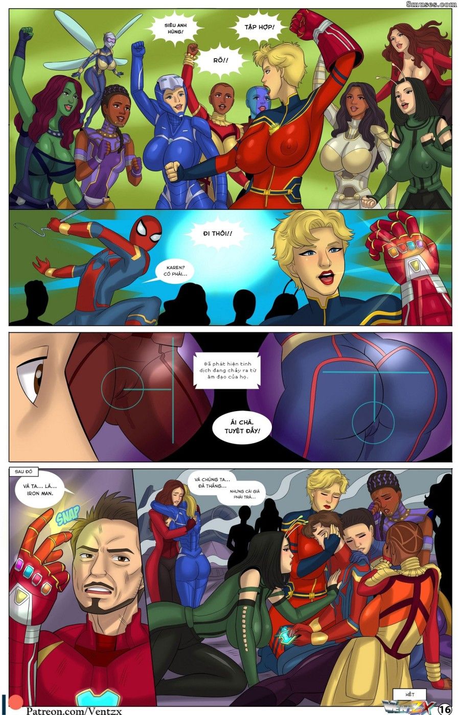 Giờ Nghỉ Của Các Avengers Oneshot page 18 - Giả Dược