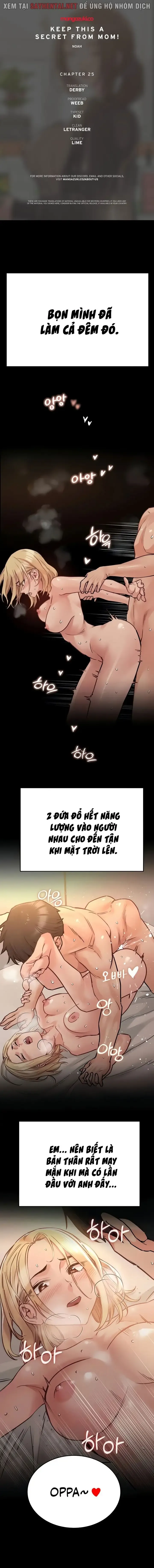 đọc truyện Giữ Bí Mật Với Mẹ Em Nhé! Chương 25 ảnh 2 tại Giả Dược