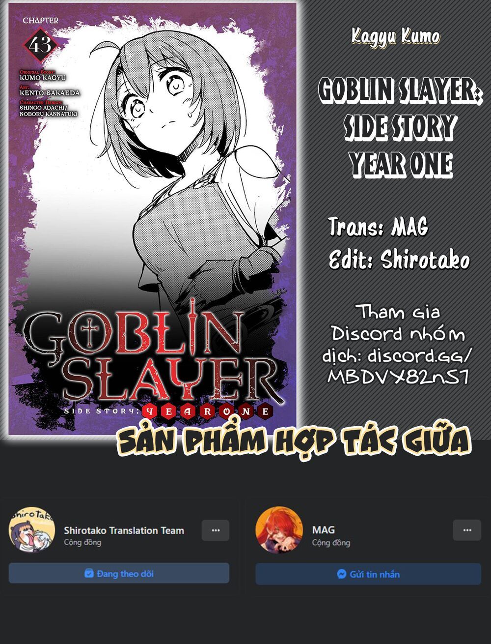 đọc truyện Goblin Slayer Side Story: Year One Chương 43 ảnh 2 tại Giả Dược