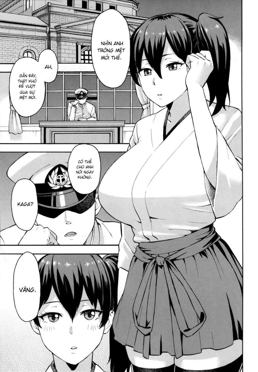 đọc truyện Gohoushi Kaga-san (kantai Collection -kancolle-) Oneshot ảnh 3 tại Thiên Thai Truyện
