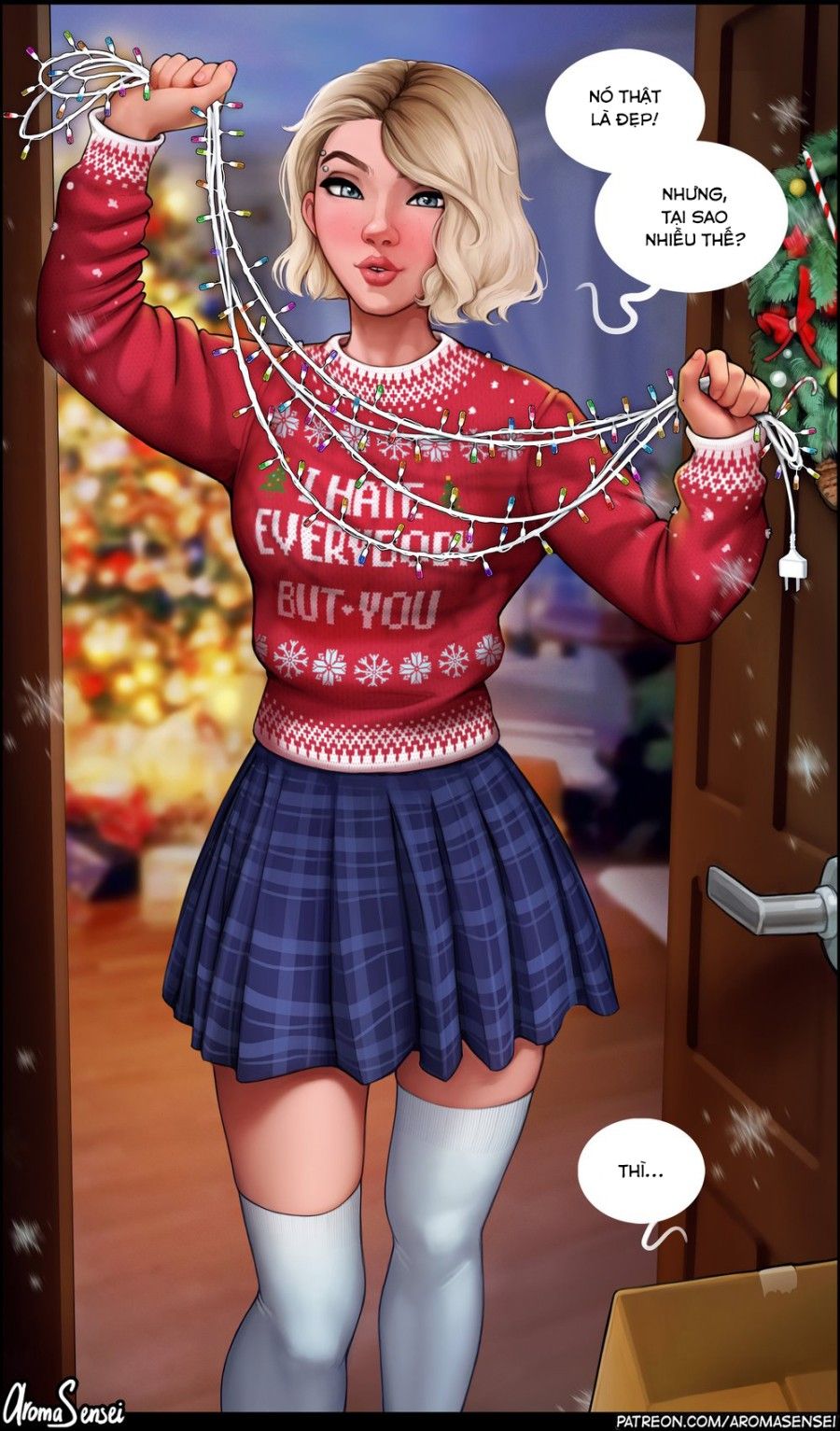 Gwen Celebrates Christmas! Oneshot page 3 - Giả Dược