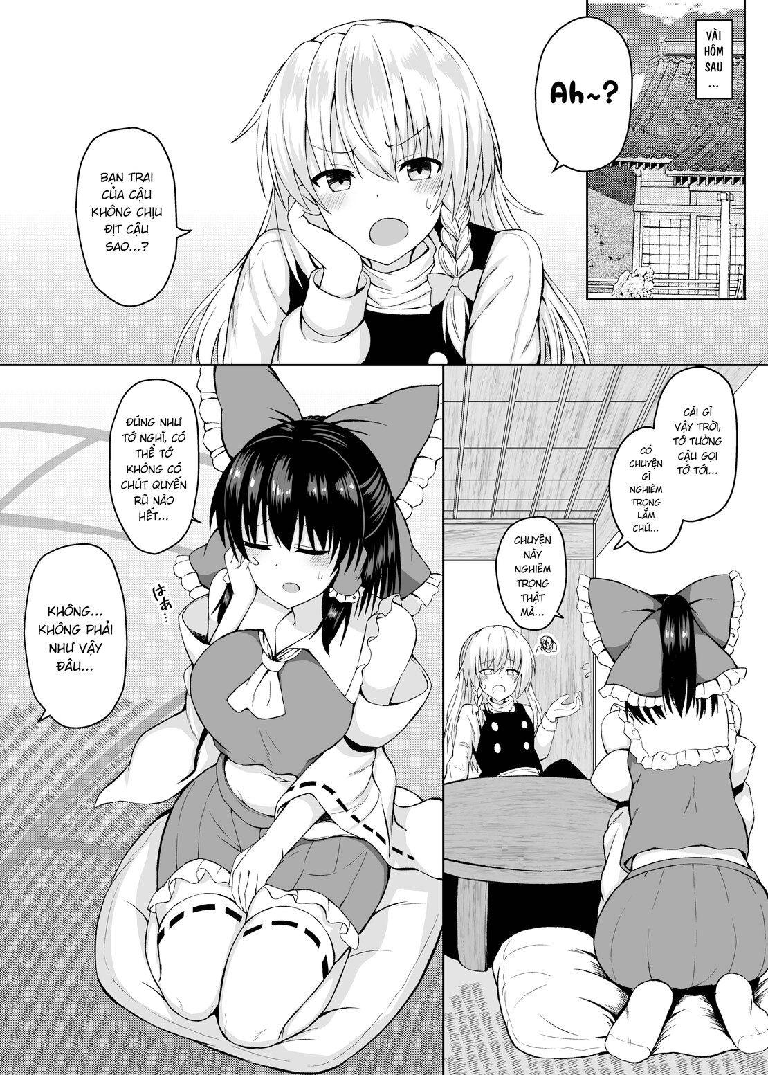 đọc truyện H Ga Shitai Reimu-san Ni Biyaku O Morareru Hanashi Oneshot ảnh 4 tại Thiên Thai Truyện