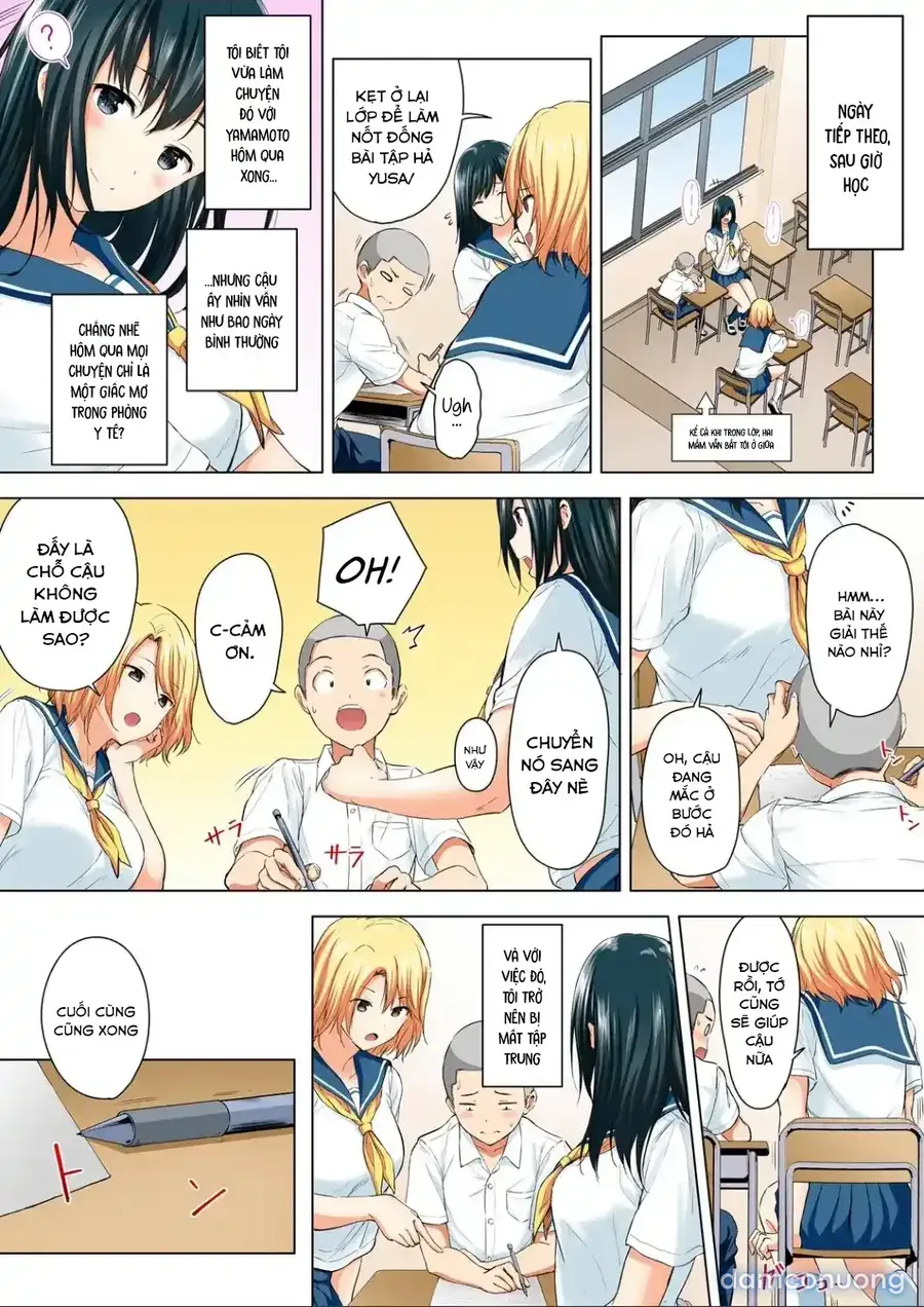 đọc truyện [hachimitsu] Shinchousa 40cm, Kyou Mo Omocha Ni Saretemasu ~ Dekkai Jk No Iinari Sex 1-2 | With A Height Difference Of 40cm, I
