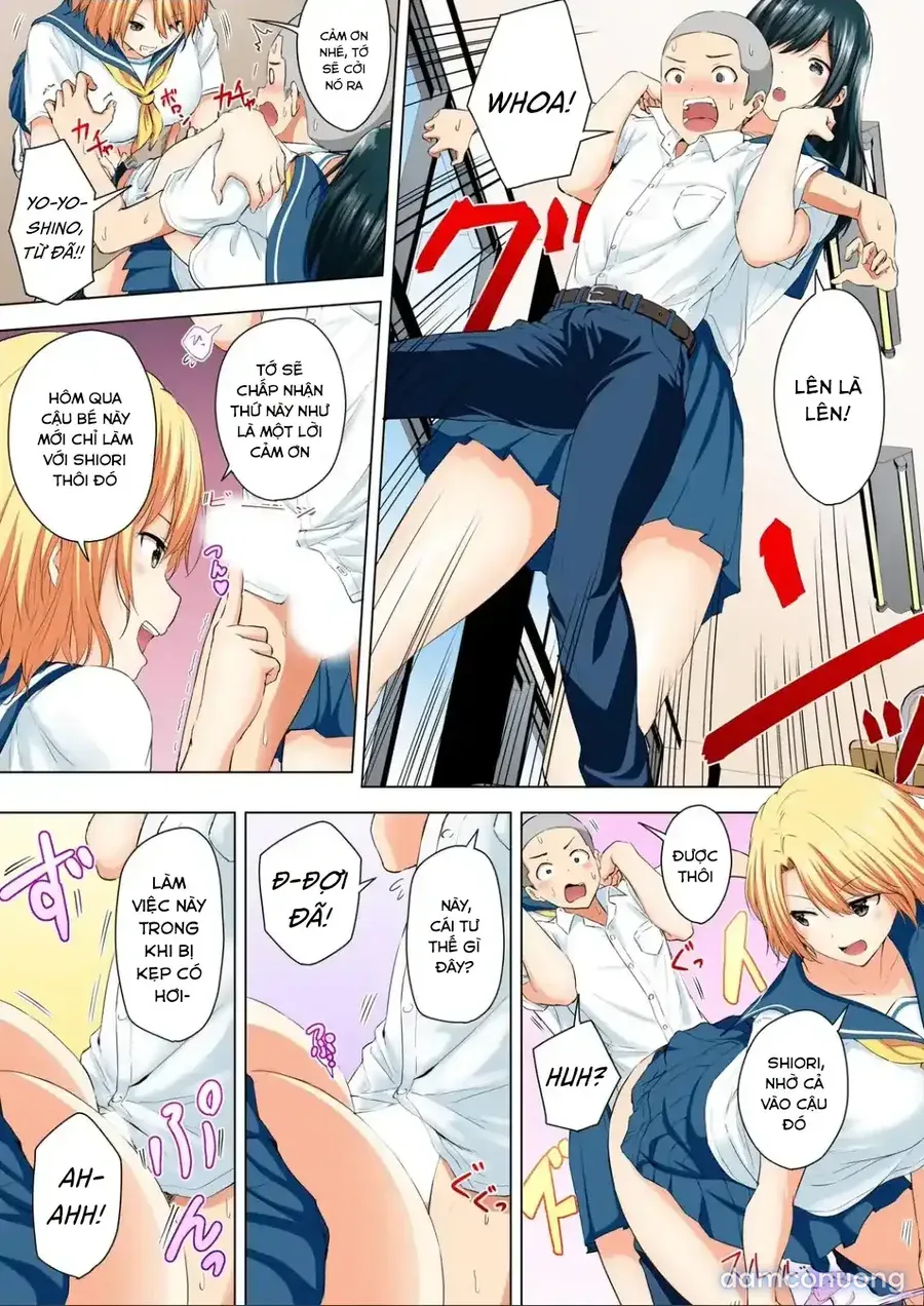 đọc truyện [hachimitsu] Shinchousa 40cm, Kyou Mo Omocha Ni Saretemasu ~ Dekkai Jk No Iinari Sex 1-2 | With A Height Difference Of 40cm, I
