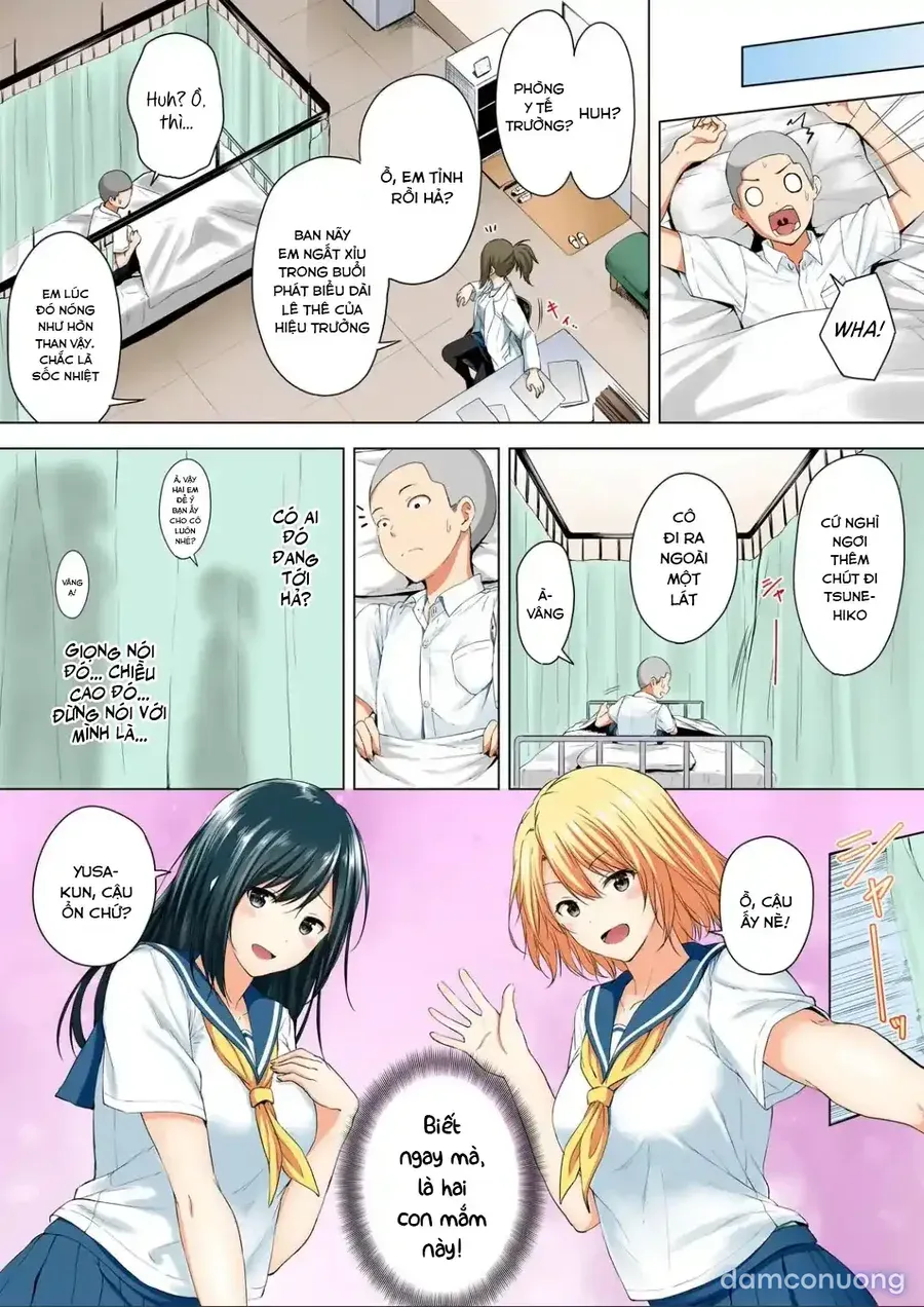 đọc truyện [hachimitsu] Shinchousa 40cm, Kyou Mo Omocha Ni Saretemasu ~ Dekkai Jk No Iinari Sex 1-2 | With A Height Difference Of 40cm, I