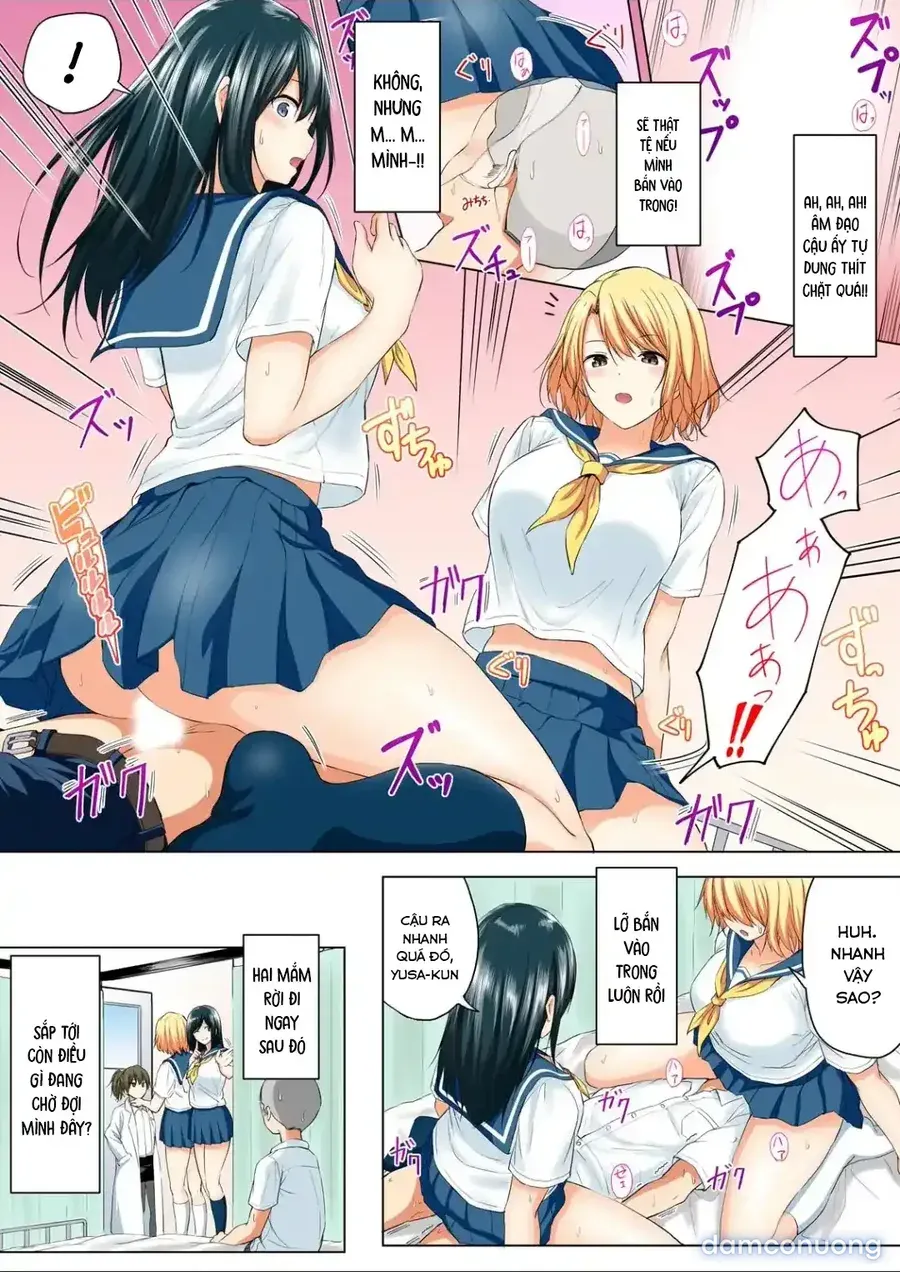 đọc truyện [hachimitsu] Shinchousa 40cm, Kyou Mo Omocha Ni Saretemasu ~ Dekkai Jk No Iinari Sex 1-2 | With A Height Difference Of 40cm, I